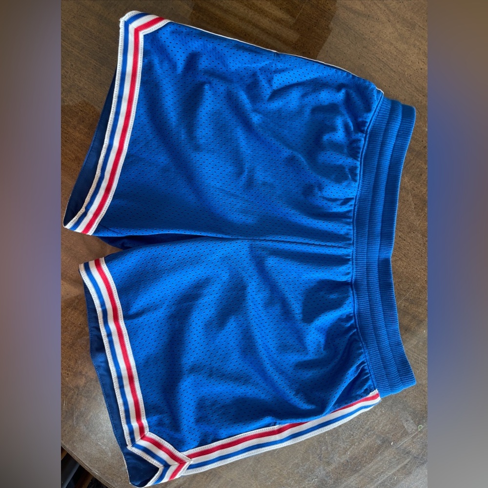 Men’s Chubbies Shorts Large Retro Athletic Red White Blue RN#143198 5” Inseam